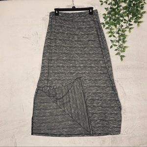 Faded Glory | Grey Heather Maxi Skirt